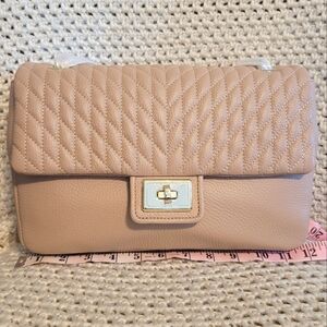 Karl Lagerfeld Paris Agyness Quilted Leather Shoulder Bag